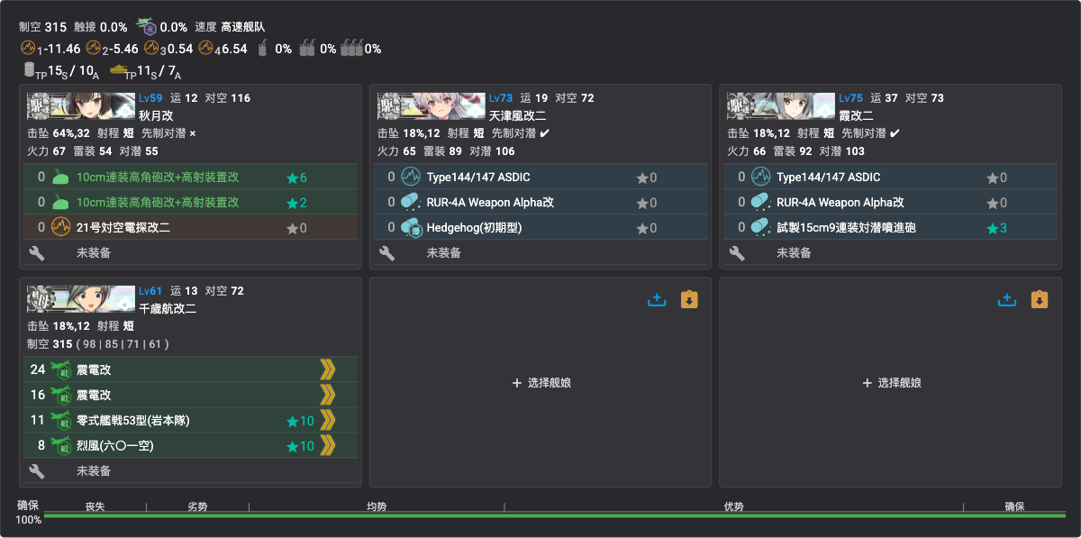 F/H 解谜编成