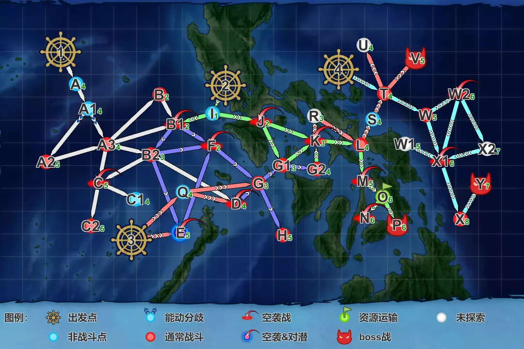 E2 海域地图